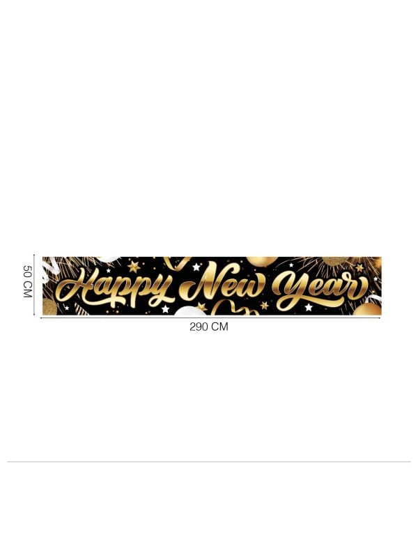 Feestelijke happy new year banner