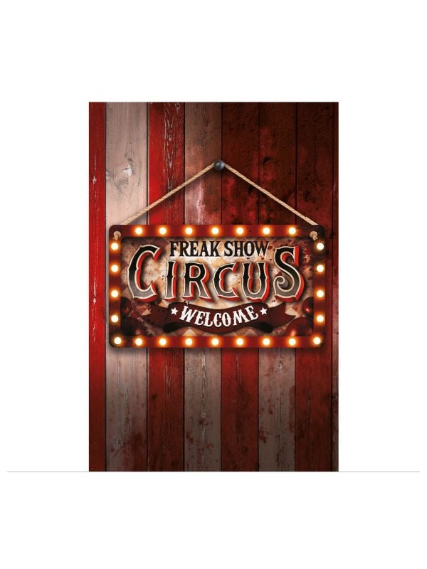 Freak show circus wandbord