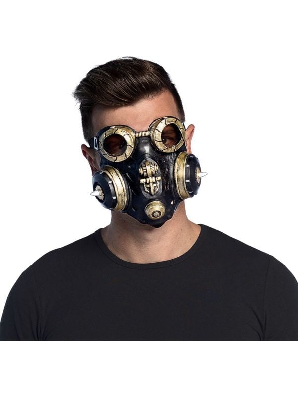 Gas Master Steampunk Latex Gezichtsmasker