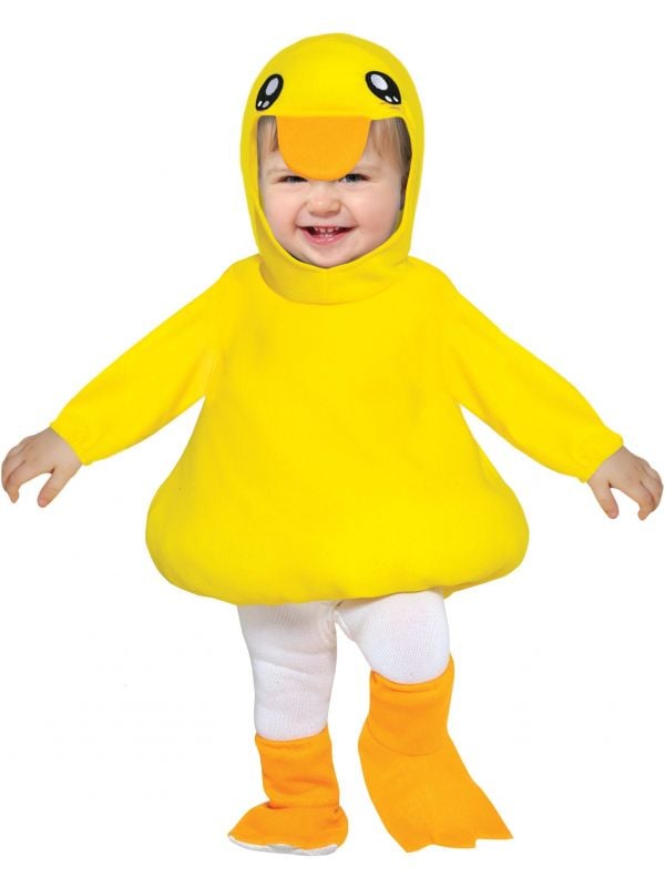 gisteren Aankondiging afgewerkt Geel badeendje baby kostuum | Carnavalskleding.nl