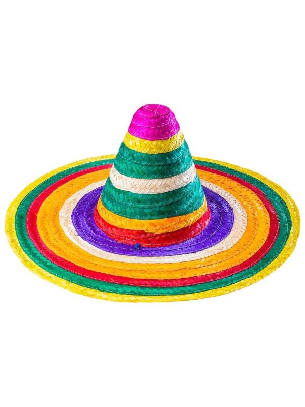 Geel gekleurde mexicaanse sombrero