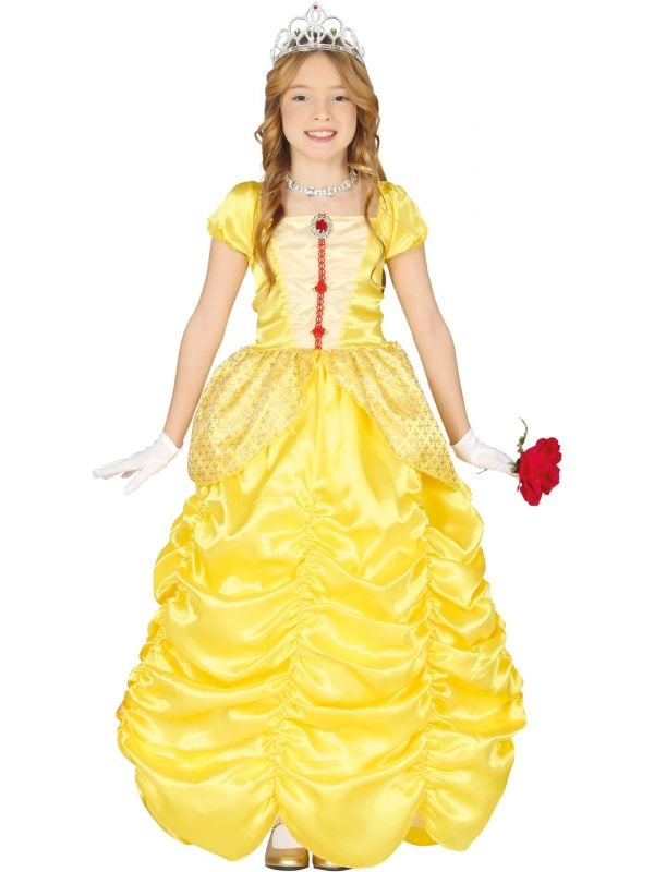 Aannemelijk huiselijk Bel terug Geel prinses jurkje meisjes | Carnavalskleding.nl
