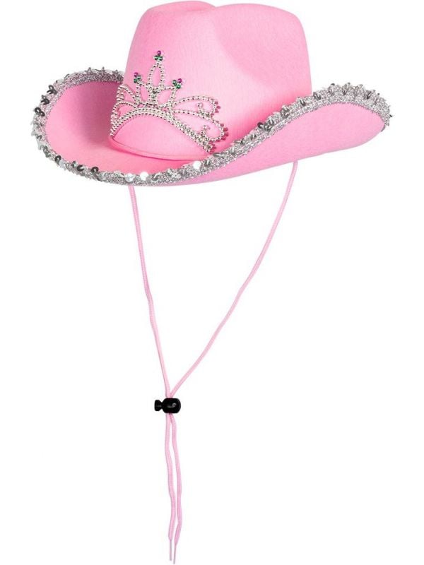 cowgirl hoed roze