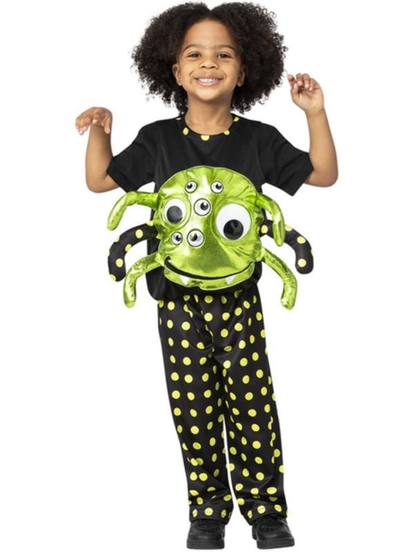 Groene Alien Spin Kostuum Kinderen