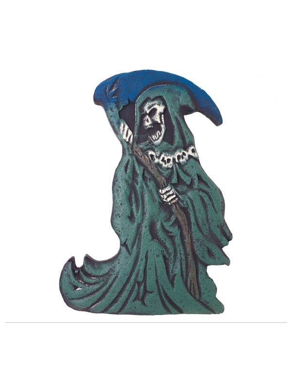 Groene grim reaper nep grafsteen