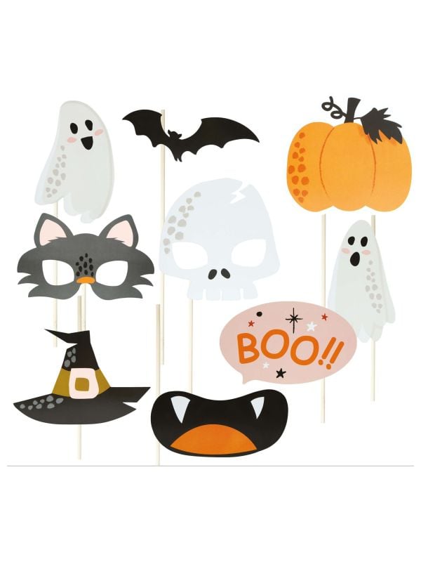 Halloween figuren photobooth accessoires