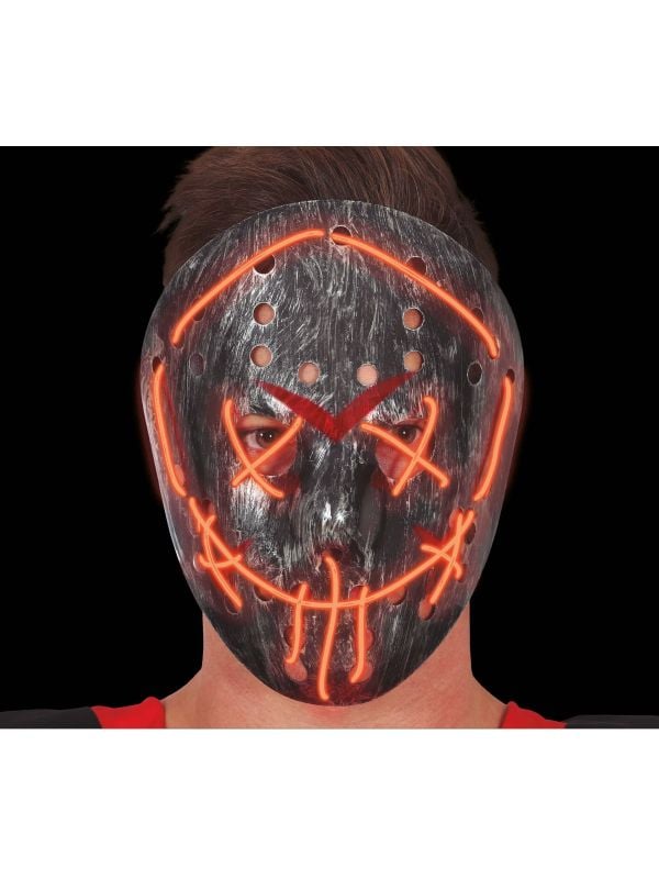 Halloween hockey lichtmasker