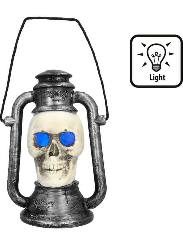 Halloween LED Skull Lantaarn 3 Kleuren