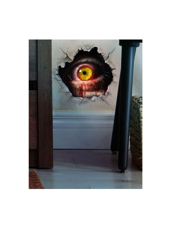 Halloween oog in muursticker