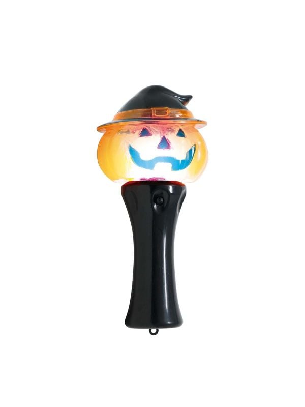 Halloween pompoen zaklamp 14cm