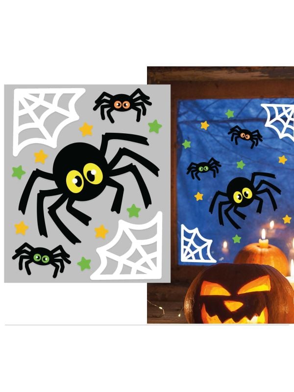 Halloween spin gel raamstickers