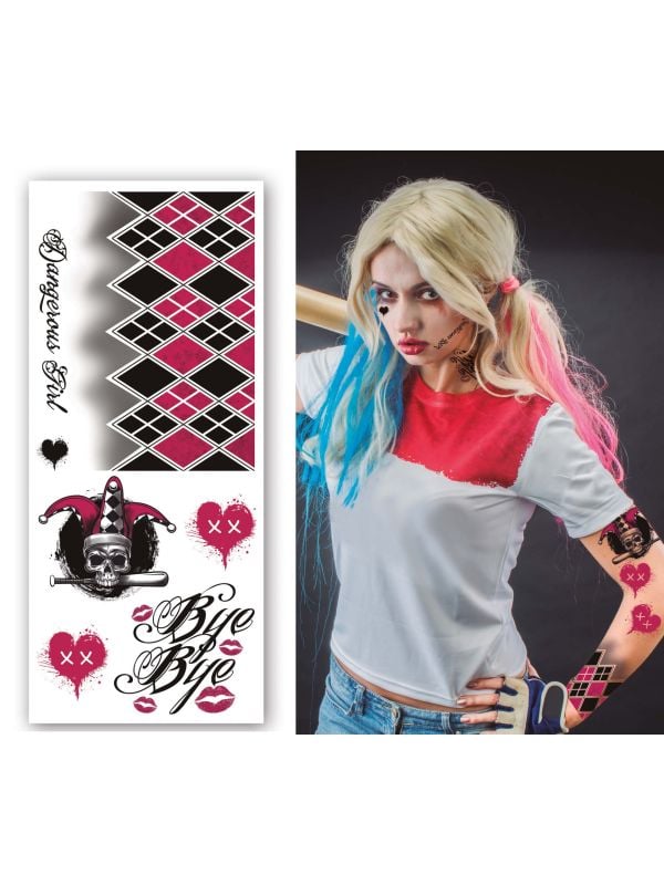 Harley quinn tattoos danger