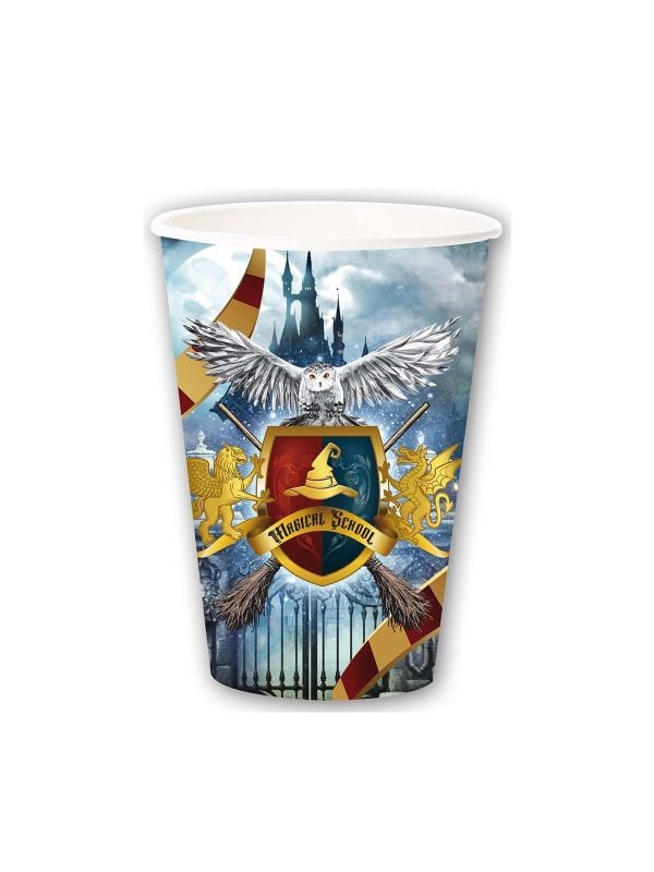 Harry Potter magic school partybekers 355ml