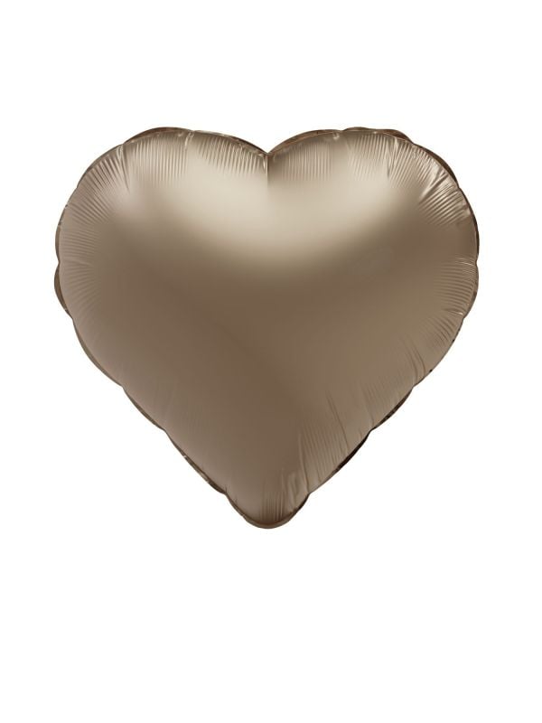 Hart folieballon goud 45 cm