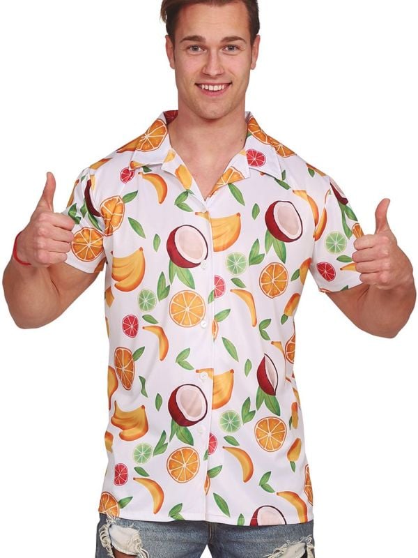 Hawaï Overhemd met Fruitprint