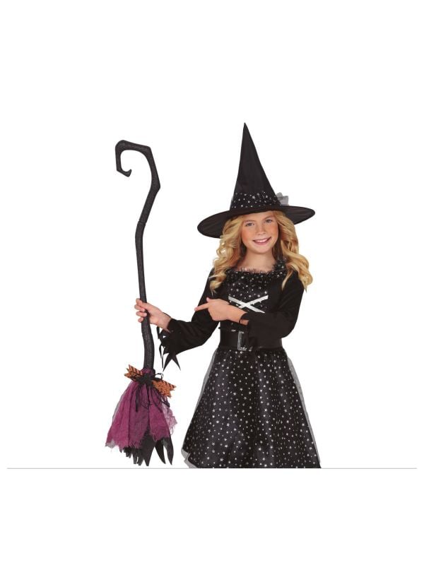 Heksenbezem halloween kinderen