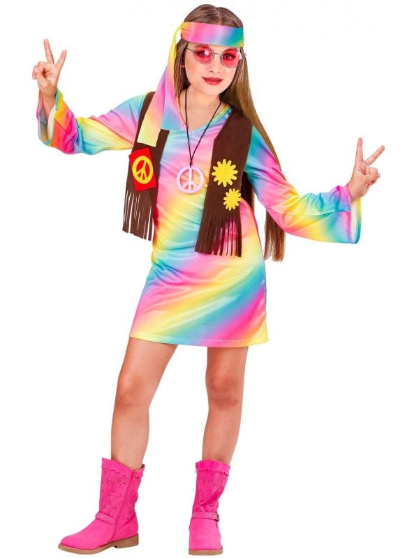 meteoor informatie Premedicatie Hippie kostuum meisjes | Carnavalskleding.nl