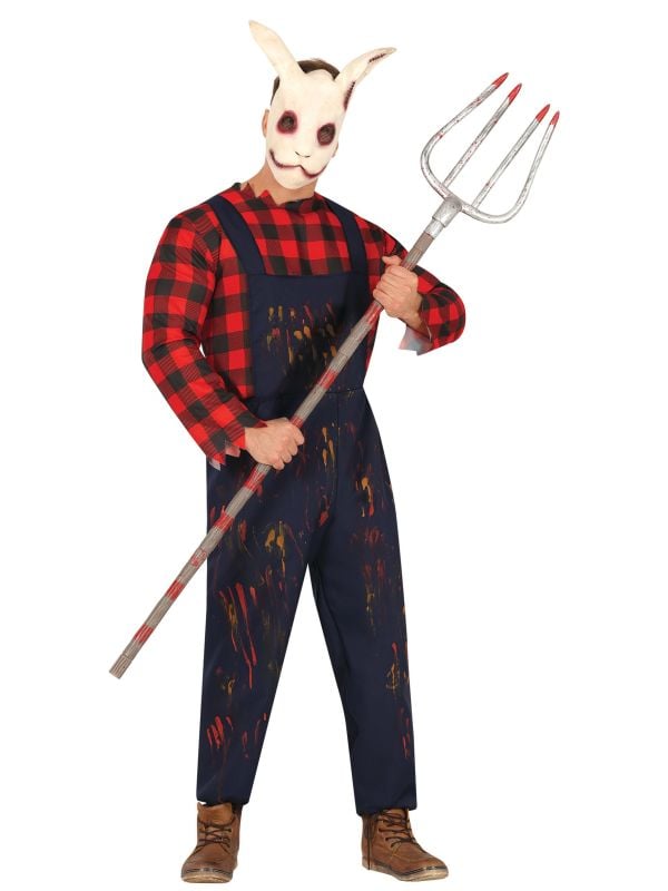 Horrow farmer clown halloween