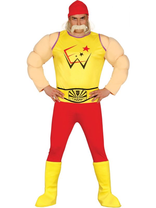 vragenlijst titel hier Hulk Hogan kostuum | Carnavalskleding.nl