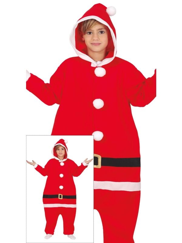 Kerstman onesie kind