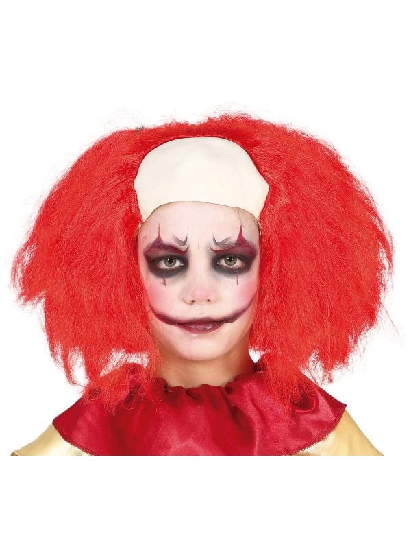 Killer clown kaal hoofd pruik kind