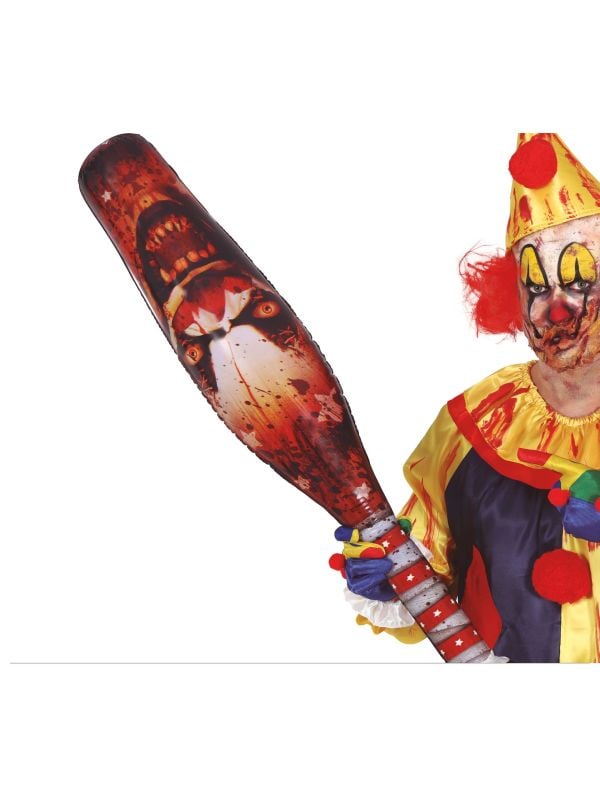 Killerclown opblaasbare honkbalknuppel