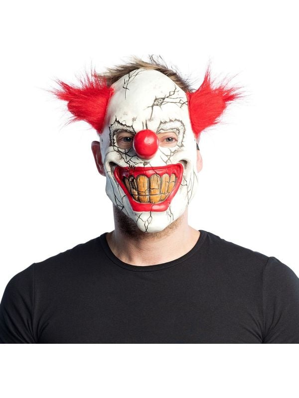 Latex Gezichtsmasker Wicked Clown Halloween