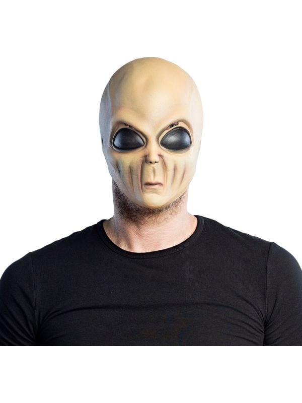 Latex Hoofdmasker Gerimpelde Alien Halloween