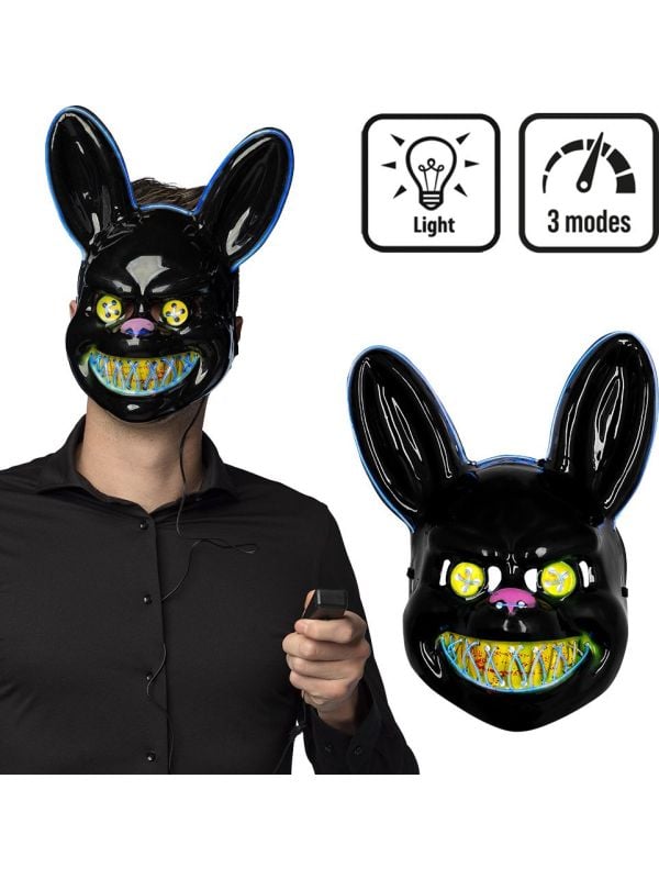 LED Masker Killer Rabbit Halloween