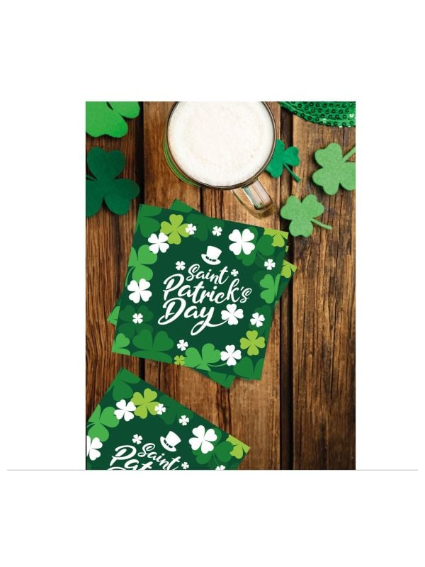 Lucky patricksday servetten