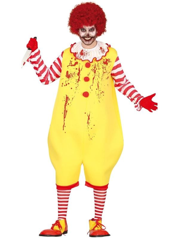 Mac donalds killerclown kostuum man