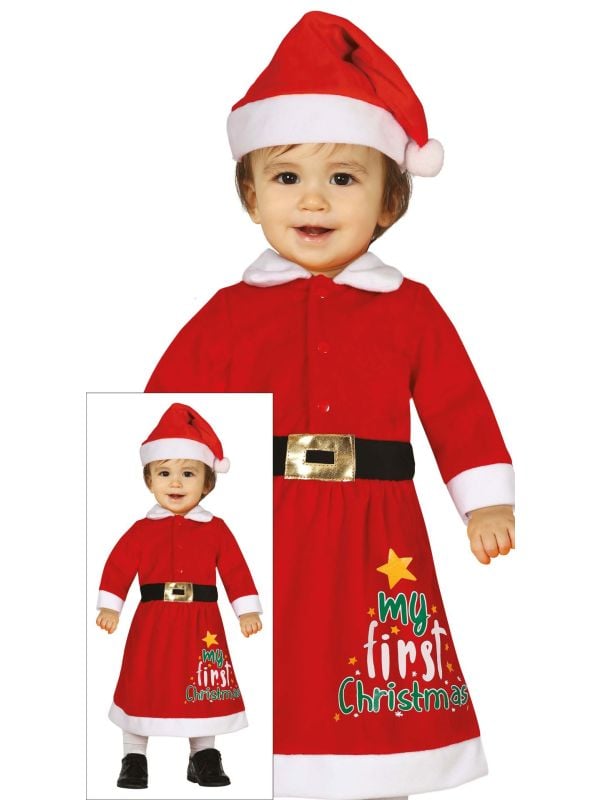 Mijn eerste kerst jurk baby meisje