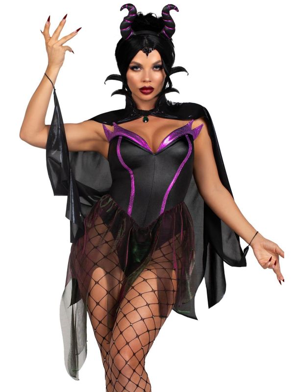 Mysterieuze sexy maleficent pakje dames