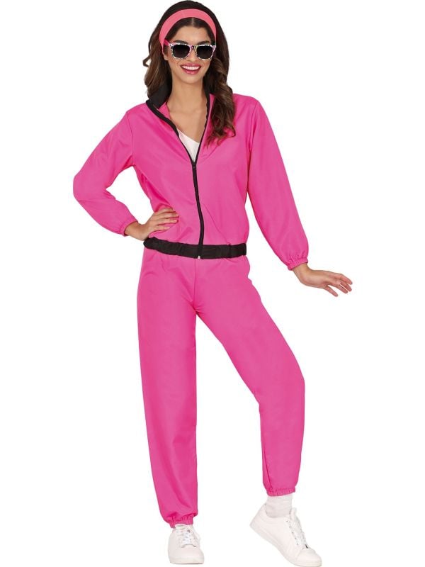 Neon Roze Trainingspak dames