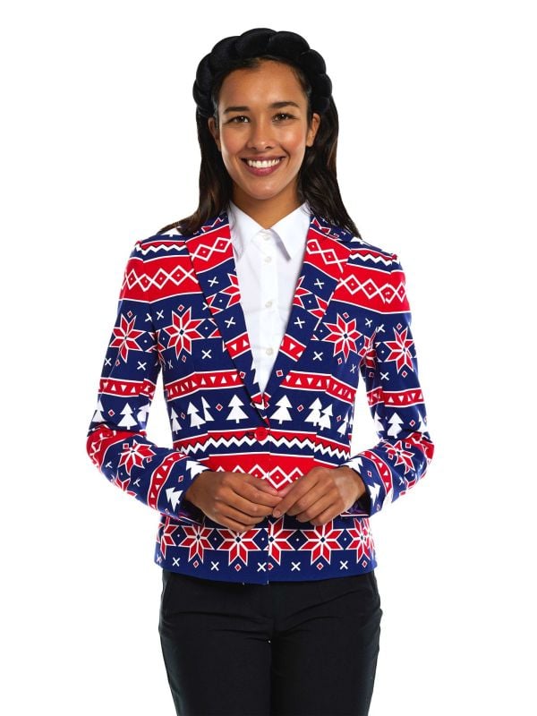 Opposuits Dames Blazer Nordic Noelle Blauw