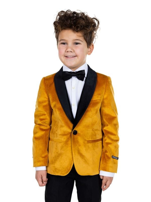 Opposuits Deluxe Jongens Dinner Blazer Goud