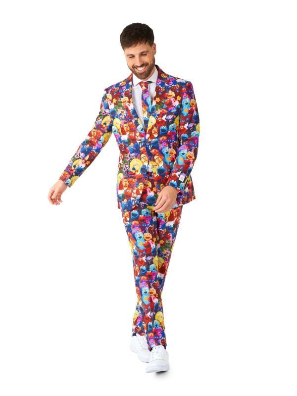 Opposuits Heren Sesame Street Kostuum