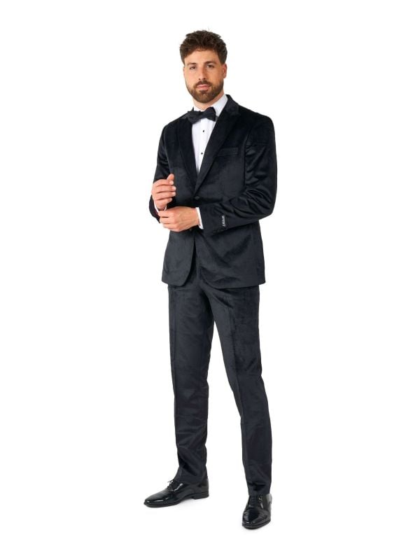 Opposuits Heren Tuxedo Velvet Zwart