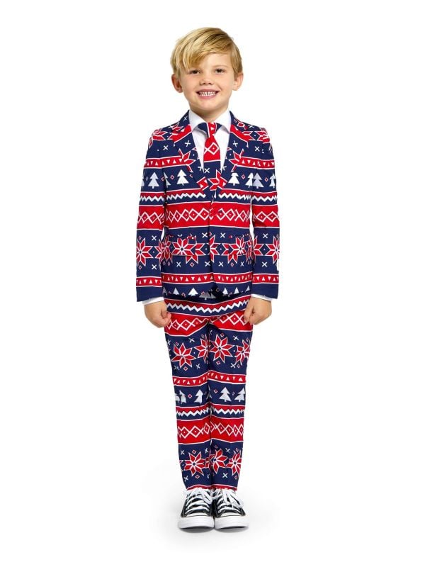 Opposuits Jongens Nordic Noel Kostuum