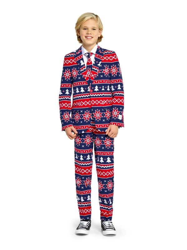 Opposuits Tieners Nordic Noel Kostuum