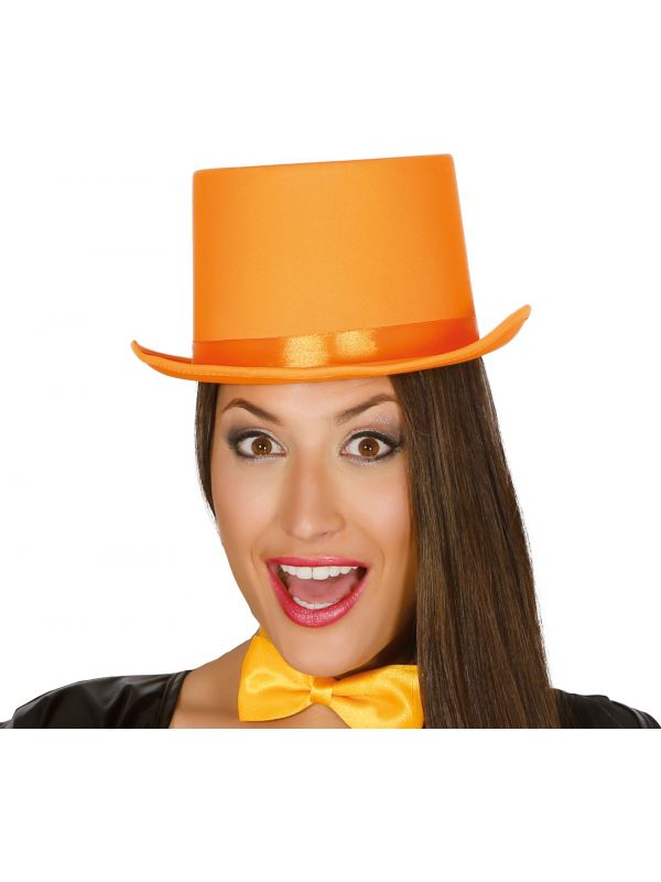 uitspraak Geheugen Kano Oranje hoge hoed luxe | Carnavalskleding.nl