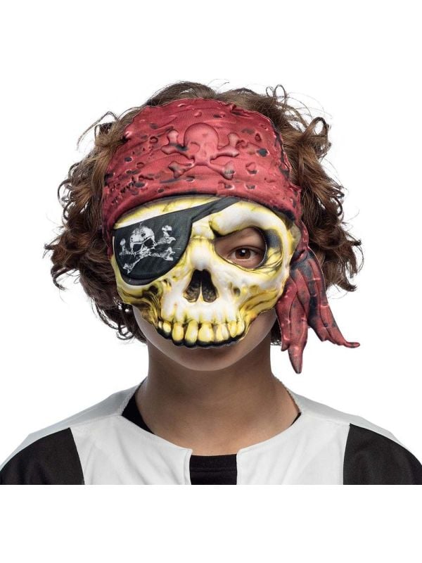 Piraten Halfmasker Doodshoofd