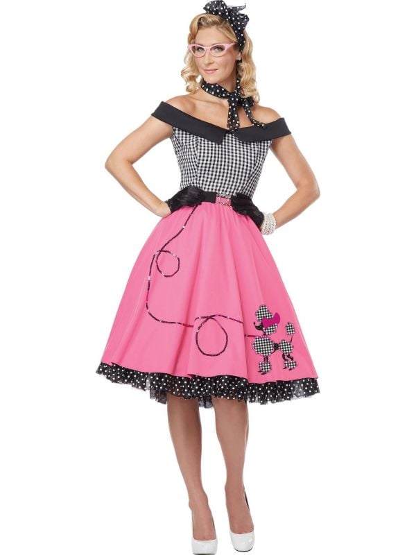 Zeker parlement Verdraaiing Polka-dot jaren 50 jurk | Carnavalskleding.nl