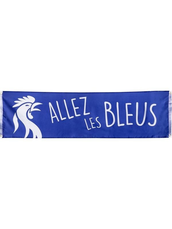 Polyester Banner 'Allez les Bleus' 180cm