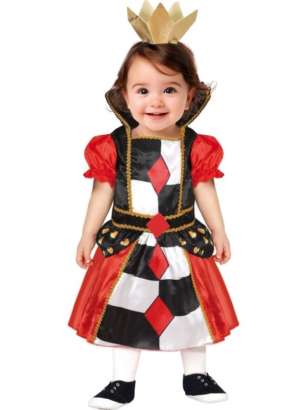 Queen of Hearts Baby Kostuum