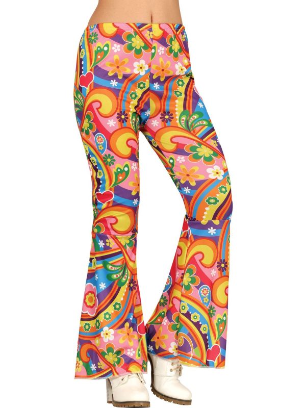 Regenboog Hippie Flared Broek Vrouw