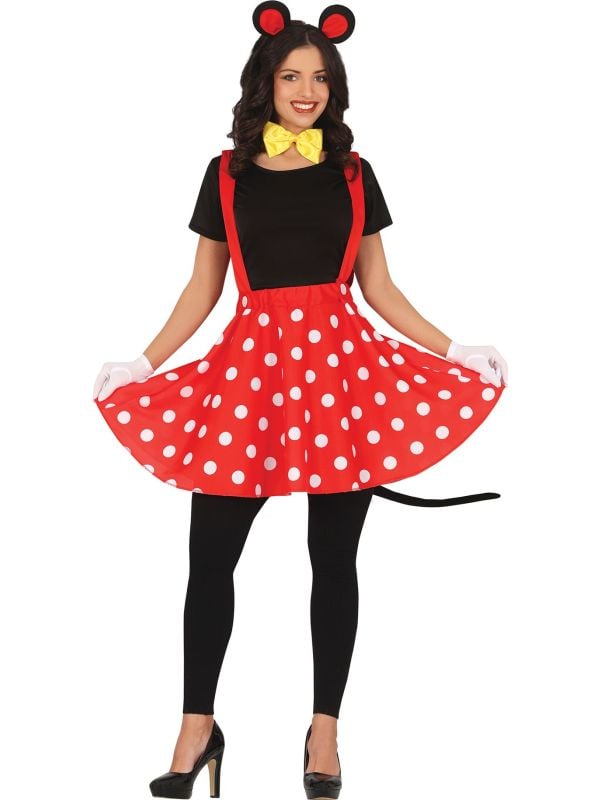 Rode Minnie Mouse Dames Jurk