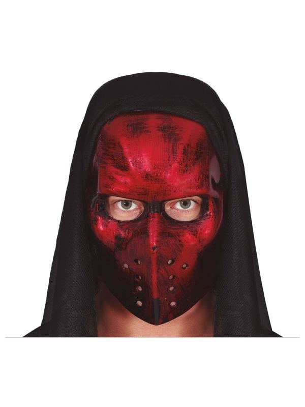 Rood hockey masker Halloween