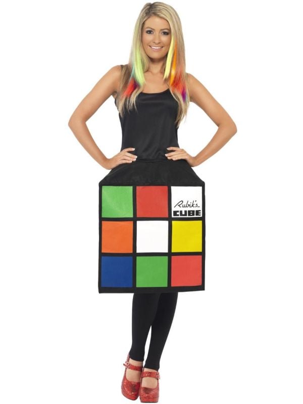 Rubik's kubus dames kostuum