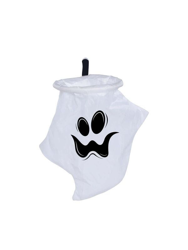 Spook snoepzak met stok 50cm